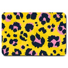 Leopard Print Seamless Pattern Large Doormat by Hannah976