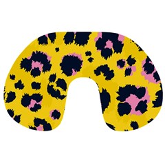 Leopard Print Seamless Pattern Travel Neck Pillow by Hannah976