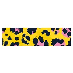 Leopard Print Seamless Pattern Oblong Satin Scarf (16  X 60 ) by Hannah976