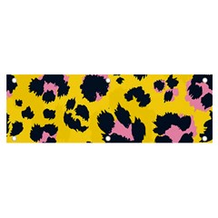 Leopard Print Seamless Pattern Banner And Sign 6  X 2 