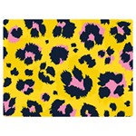 Leopard Print Seamless Pattern Premium Plush Fleece Blanket (Extra Small) 40 x30  Blanket Front