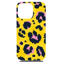 Leopard Print Seamless Pattern Iphone 14 Pro Max Black Uv Print Case by Hannah976