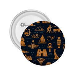 Dark Seamless Pattern Symbols Landmarks Signs Egypt Art 2 25  Buttons by Hannah976