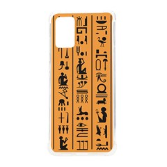 Egyptian Hieroglyphs Ancient Egypt Letters Papyrus Background Vector Old Egyptian Hieroglyph Writing Samsung Galaxy S20plus 6 7 Inch Tpu Uv Case by Hannah976