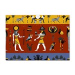 Ancient Egyptian Religion Seamless Pattern Sticker A4 (100 pack) Front