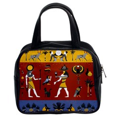 Ancient Egyptian Religion Seamless Pattern Classic Handbag (two Sides) by Hannah976