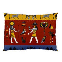 Ancient Egyptian Religion Seamless Pattern Pillow Case by Hannah976