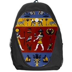 Ancient Egyptian Religion Seamless Pattern Backpack Bag by Hannah976