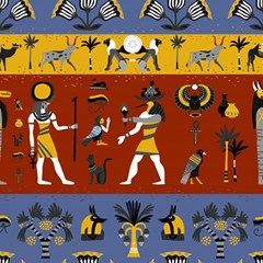 Ancient Egyptian Religion Seamless Pattern Play Mat (rectangle) by Hannah976