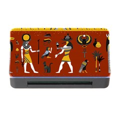 Ancient Egyptian Religion Seamless Pattern Memory Card Reader With Cf by Hannah976