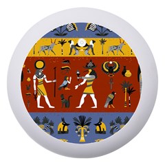 Ancient Egyptian Religion Seamless Pattern Dento Box With Mirror by Hannah976