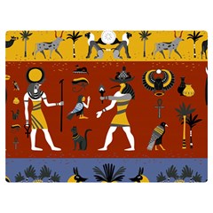 Ancient Egyptian Religion Seamless Pattern Two Sides Premium Plush Fleece Blanket (extra Small) by Hannah976