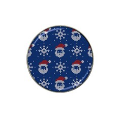 Santa Clauses Wallpaper Hat Clip Ball Marker (4 Pack) by artworkshop