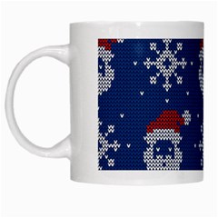 Santa Clauses Wallpaper White Mug by artworkshop