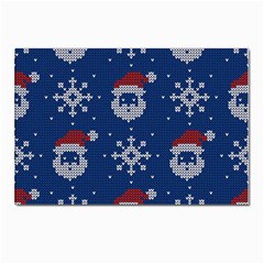 Santa Clauses Wallpaper Postcard 4 x 6  (pkg Of 10) by artworkshop