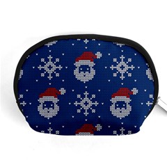 Santa Clauses Wallpaper Accessory Pouch (medium) by artworkshop