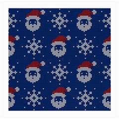 Santa Clauses Wallpaper Medium Glasses Cloth (2 Sides) by artworkshop