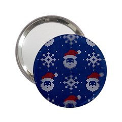 Santa Clauses Wallpaper 2 25  Handbag Mirrors by artworkshop