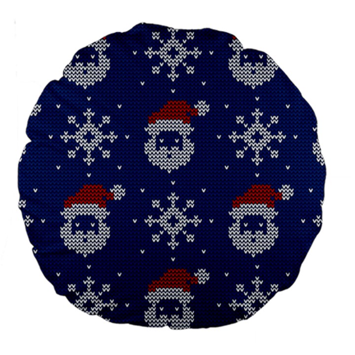 Santa Clauses Wallpaper Large 18  Premium Round Cushions