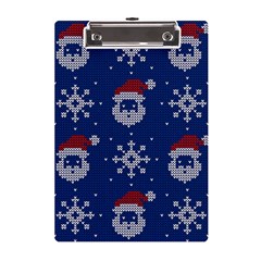 Santa Clauses Wallpaper A5 Acrylic Clipboard by artworkshop