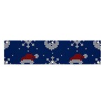 Santa Clauses Wallpaper Banner and Sign 4  x 1  Front