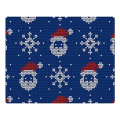 Santa Clauses Wallpaper Premium Plush Fleece Blanket (large) by artworkshop