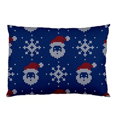 Santa Clauses Wallpaper Pillow Case by artworkshop