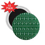 Wallpaper Ugly Sweater Backgrounds Christmas 2.25  Magnets (10 pack)  Front