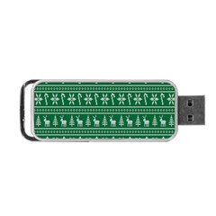 Wallpaper Ugly Sweater Backgrounds Christmas Portable Usb Flash (two Sides) by artworkshop