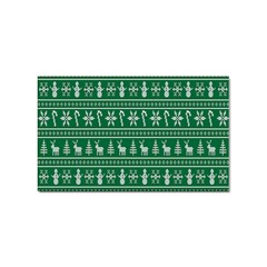 Wallpaper Ugly Sweater Backgrounds Christmas Sticker (rectangular) by artworkshop