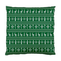 Wallpaper Ugly Sweater Backgrounds Christmas Standard Cushion Case (one Side) by artworkshop