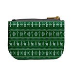 Wallpaper Ugly Sweater Backgrounds Christmas Mini Coin Purse Back