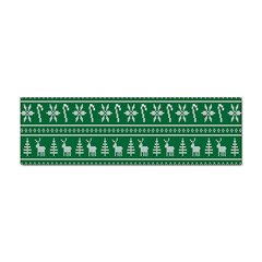 Wallpaper Ugly Sweater Backgrounds Christmas Sticker (bumper) by artworkshop