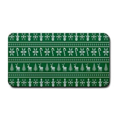 Wallpaper Ugly Sweater Backgrounds Christmas Medium Bar Mat by artworkshop