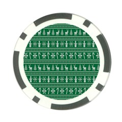 Wallpaper Ugly Sweater Backgrounds Christmas Poker Chip Card Guard (10 Pack) by artworkshop