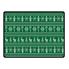 Wallpaper Ugly Sweater Backgrounds Christmas Fleece Blanket (small) by artworkshop