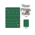 Wallpaper Ugly Sweater Backgrounds Christmas Playing Cards 54 Designs (Mini) Front - ClubQ