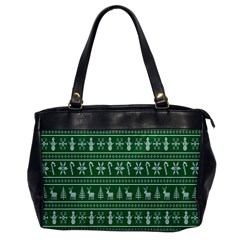 Wallpaper Ugly Sweater Backgrounds Christmas Oversize Office Handbag by artworkshop