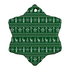 Wallpaper Ugly Sweater Backgrounds Christmas Ornament (snowflake)