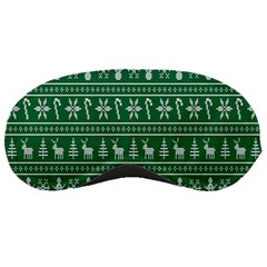 Wallpaper Ugly Sweater Backgrounds Christmas Sleep Mask by artworkshop