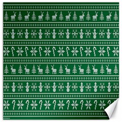 Wallpaper Ugly Sweater Backgrounds Christmas Canvas 20  X 20  by artworkshop