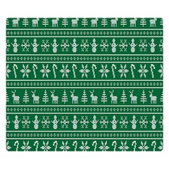 Wallpaper Ugly Sweater Backgrounds Christmas Two Sides Premium Plush Fleece Blanket (small) by artworkshop