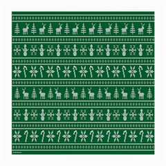 Wallpaper Ugly Sweater Backgrounds Christmas Medium Glasses Cloth (2 Sides)