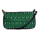 Wallpaper Ugly Sweater Backgrounds Christmas Shoulder Clutch Bag Front