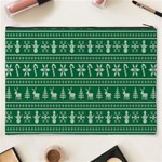 Wallpaper Ugly Sweater Backgrounds Christmas Cosmetic Bag (XXXL) Back