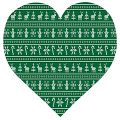 Wallpaper Ugly Sweater Backgrounds Christmas Wooden Puzzle Heart by artworkshop