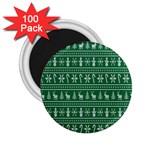 Wallpaper Ugly Sweater Backgrounds Christmas 2.25  Magnets (100 pack)  Front