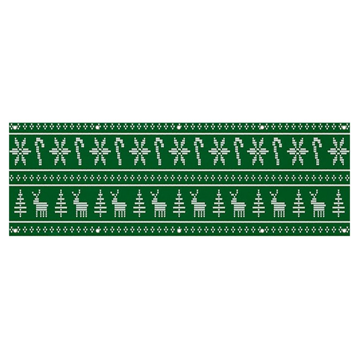 Wallpaper Ugly Sweater Backgrounds Christmas Banner and Sign 12  x 4 