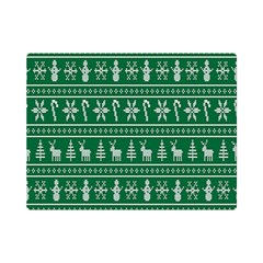 Wallpaper Ugly Sweater Backgrounds Christmas Premium Plush Fleece Blanket (mini) by artworkshop