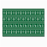 Wallpaper Ugly Sweater Backgrounds Christmas Postcards 5  x 7  (Pkg of 10) Front